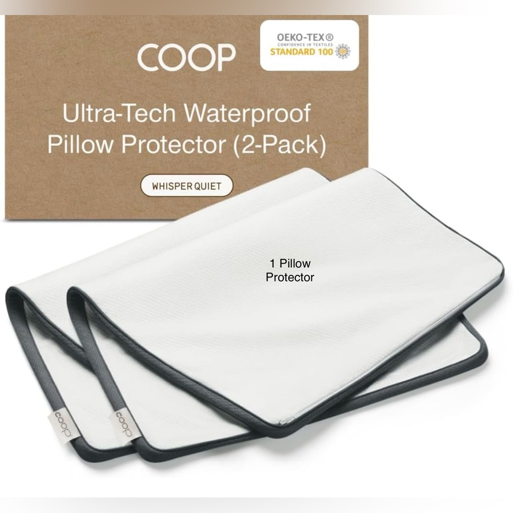 Coop Home Goods Ultra-Tech Waterproof Pillow Protector for Memory Foam Pillows